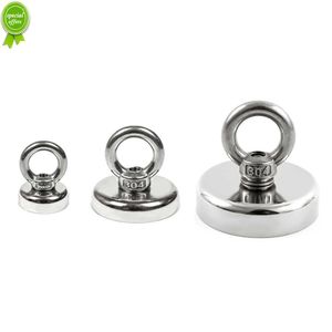 New U-JOVAN Strong Neodymium Magnet Salvage Magnet Deep Sea Fishing Magnets Holder Pulling Mounting Pot with Ring Eyebolt