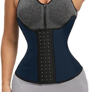 Shapers feminino Bainha em declínio Treinador de cintura de aço Latex Modelagem colombiana Modelagem de cinta corporal Shaper Redution Binded Tummy Trimmer XS-3XL 230509