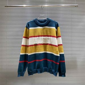 2 Herr Designer Sweaters Retro Classic Luxury Sweatshirt Men Arm Letter Brodery Round Neck Bekväm högkvalitativ Jumper Fashion Cardigan för Menm-2XLQ23