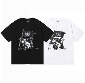 Designer Mode Kleidung T-Shirt T-Shirts Trapstar London Outlaw Tee Evil Knight Flag Print Lässiges Kurzarm T-Shirt für Männer Frauen Sommer Luxus Lässige Baumwolle Tops 23