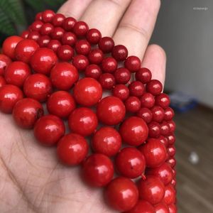 Loose Gemstones 4 6 8 10 12mm Natural Blue Sandstone Beads Round Stone For Jewelry Making DIY Earrings Bracelet Necklace 15 Inches