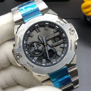 Brand GA Wrist Watch LED Dual Display Men Male Full-featured Casual Sports Electronic Digital Luxury With Logo Steel Waterproof Clock