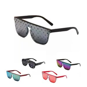 2023 designerskie okulary przeciwsłoneczne dla mężczyzn i kobiet całkowicie szklane lustro w stylu drukowane litery antyrefleksyjne spolaryzowane okulary UV400