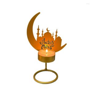 Kerzenhalter Eid Mubarak Teelichthalter Dekoration für Esstisch Mittelstücke Zuhause