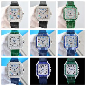 Orologi da uomo Montre de luxe 40mm 8215 Movimento meccanico automatico in acciaio babysbreath orologio con diamanti orologi di design Relojes Orologi da polso