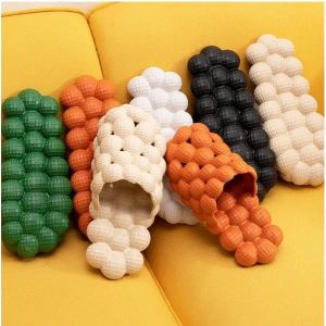 Shoes Solid Color EVA Slippers Women Man Soft Fashion Cool Home Beach Massage Sole Slippers Designer Indoor Slipper