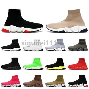 Designer Women Sock Sock Schelle Calzini casual Speed Trainer Black White Red Knit Sports Mocassini di lusso Sneaker dimensioni 36-45