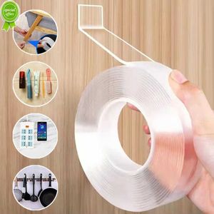 New Double Sided Nano Tape Transparent Waterproof Wall Stickers Reusable Heat Resistant Adhesive Tape Kitchen Bathroom Home Supplies