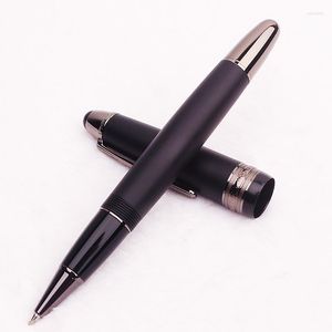 Rollerball Pen Luxury Fountain Pens Classic Black Matte High Quality Office Writing Supplies Gift With Serial Number