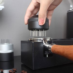 TAMPERS 51 54 58mm Kahve Kurcalama Paslanmaz Çelik İğneler Espresso Toz karıştırıcı Distribütörü Leverkot WDT Tools Cafe Karıştırma Kanal 230508