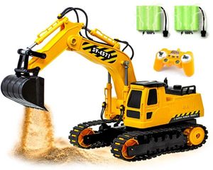 Diecast Model Cars Excavar Toy Remote Control Remoto Toy Idraulic Creation Tractor Vehicle Ingegneria ricaricabile Digger TR3065320