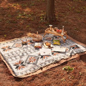 Camping Picnic and Sofa Blankets Multifunctional Fasionable Ethnic Simia Blanket