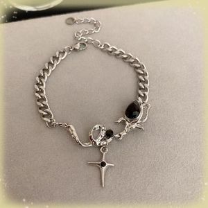 Link Bracelets Trend Harajuku Style Sweet Cool Charm Bracelet For Women Aesthetic Grunge Y2k Jewelry Steampunk Coquette Decoration