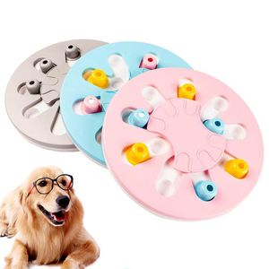 ألعاب ألغاز ألغاز ألعاب التغذية الجرو زيادة لعبة IQ Training Disteriactive Food Dispenser Slow Feeder Lughation Toy Class for Dogs