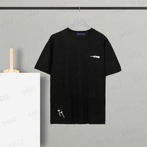 Luxury Mens T Shirts Designer Summer Casual Loose Versatile Classic Brand Tool Pattern Embroidery Printing Pure Cotton Round Neck Short Sleeves Male Tops