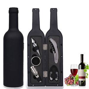 Set di bicchieri da vino 5 pezzi Set di cavatappi per bottiglia rossa con scatola sagomata per rimozione tappo per strumento regalo da cucina 230508