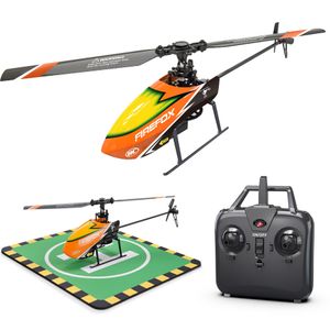 Electric/RC Aircraft Nybörjare RTF Automatisk stabil RC -helikopter 2.4G 4 -kanal Enkel propeller utan Aileron E129 C129 Hållbar lång flygtid 230509