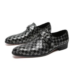 Роскошные оксфордские туфли для мужской обуви моды Mudil Кожаные туфли для вечеринок/свадьбы для вечеринок/свадьбы