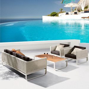 Camp Furniture Modern Outdoor Rattan Leisure Sofa Villa Garden Balcony Courtyard Swimming Pool Simple Tea Chair