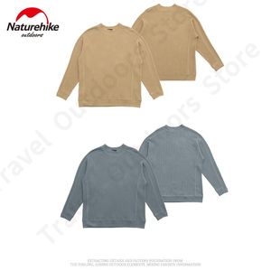 Av Tişörtleri NatureHike 700g Waffle Crew Boyun Uzun Kollu Giysiler Erkek/Kadınlar Moda Boş Zaman Sonbahar Kış Kılavuz Ceket Açık TR