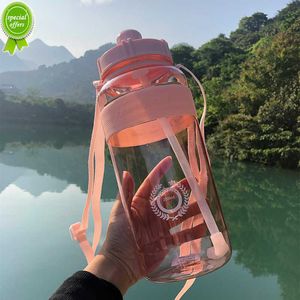 600-2000ML Outdoor Fitness Sports Bottle Kettle Large Capacity Portable Climbing Bicycle Water Bottles Free Gym Space Cups