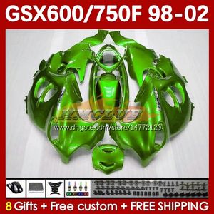 Body For SUZUKI GSXF750 GSXF600 KATANA GSXF 600 750 CC 600CC 750CC 1998 1999 2000 2001 2002 169No.0 GSX750F GSXF-600 GSXF-750 GSX600F 98 99 00 01 02 Fairing