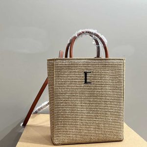 heart Straw Totes Designer bags women Weave beach bag Handbag Crossbody Bags Wallet Shoulder Fashion Messengers Purses Letter Print 230420