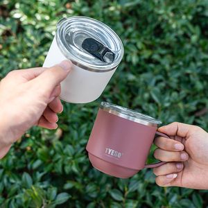 Drinkware Mugs Stainless Steel Thermos Cup Men's and women's Tea Cup with Handle Tea cup Office drinking cup mug mug Coffee cup tea infuser cup BY DHL