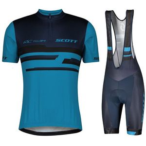 Велосипедные майки устанавливают Scott Cycling Jersey Set Cycling Ficycle Cust Cool Clothing Bicycle Bib Shorts Bike Olde Mtb Maillot Ropa Ciclismo 230509