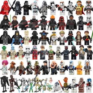 68pcs/lot 4.5cm Minifig Toys Gifts Assusted Building Build Minifigure Toy