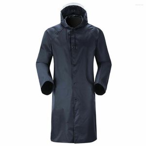 Giacche da corsa Impermeabile da ciclismo impermeabile da uomo Leggero casual con cappuccio lungo da uomo allentato Cappotto da escursionismo per 2023 Navy