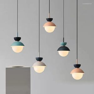 Chandeliers Colorful Kitchen Island Pendant Lamps Glass Sconces Indoor Home Chandelier Light For Bedroom Living Room Dining LED