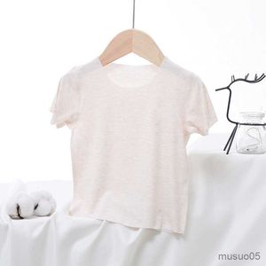 Shirts 2023 Summer Girls T-shirt Clothes Cotton Children Sleeveless Kids Boys Girls Clothes