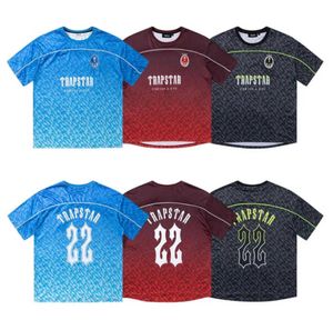 T-shirt Trapstar T-shirt da calcio da uomo T-shirt da donna estate casual T-shirt ad asciugatura rapida allentata T-shirt manica corta Design protezione solare 88ess