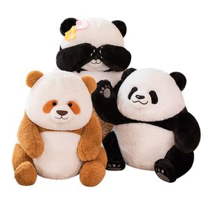 1 stück 30 CM Niedlichen Riesenpanda Plüschtiere Schöne Panda Bär Kissen Gefüllt Weich für Kinder Mädchen Geburtstag Weihnachtsgeschenke