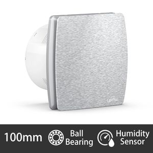 Aparelhos 230V 100mm Banheiro de extrator de ventilação Ventilação com timer de sensor de umidade