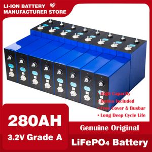 280AH 3.2V Helt ny 100% A-klass LifePo4 Batteri 100AH ​​12V 280AH 200A 48V 300AH 24V Model Pack för solsystembatteri