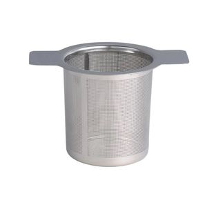 304 Edelstahl Teeleck Binaural Kaffeeleck Teefilter Mesh Tee-Ei Wiederverwendbares Teesieb Teekanne Küchenzubehör