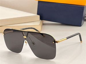 Nuovi occhiali da sole pilota di New Fashion Design Square Z1782 Mezzo medio lente senza telai di telai di protezione UV400 in stile esterno semplice e generoso