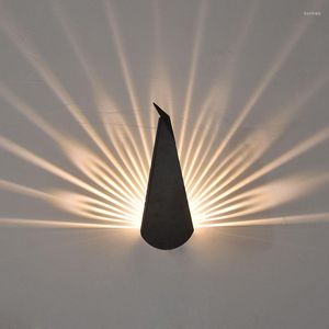 Lampa ścienna Peacock Kreatywne LED Modern Sconce Lighting Optionk Nordic Loft Sypial
