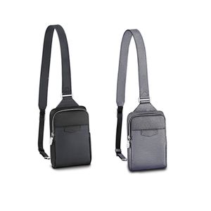 Kadın M30741 Göğüs Açık Sling Çantaları Tasarımcı Fermuar Lüks Omuz Çantası Crossbody Debriyaj Çantası Pochette Spor Salonu Spor Çantası Erkek Duffle Hakiki Deri Seyahat Çantaları