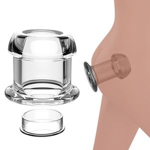 Anal Toys Hollow Speculum Peeking Anal Beads Butt Plug with Stopper Expander Tunnel Transparent Anus Dilation Adult Women Men Gay 230508