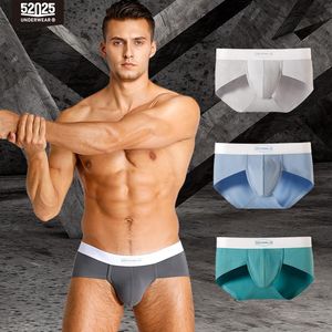 Underbyxor män mode trosor 3-4-pack silkeslen modal sömlös mycket andningsbar naturligt sexig underkläder trendiga slipunderbyxor