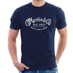 CF MARTIN Camiseta Guitarras S01 Camiseta deportiva de manga corta para hombres
