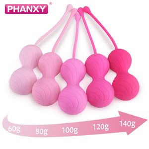 Eggs/Bullets PHANXY 3/6pcs Kegel Balls Vagina Tighten Exercise Machine Vibrator Egg Sex Toys for Woman Muscle Shrink Geisha Adult 230509