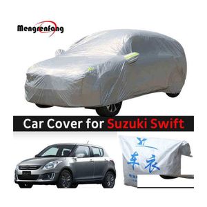 Car Covers Ers For Suzuki Swift Er Outdoor Sunshade Rain Snow Dust Frost Uv J220907 Drop Delivery Mobiles Motorcycles Exterior Access Dhmpe