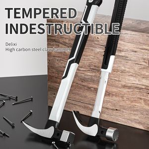 Hammer Multifunction Non-slip Shockproof Steel Hammer Hand Tool Magnetic Claw Hammer for Woodworking Automatic Nail Suction Hammer 230509