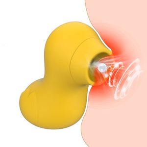 Vibradores Vagina Sucção de pato Vibração de pato Sucker oral de sucção sexual estimulador