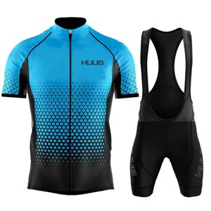 Cykeltröja sätter Huub Team Cycling Set Man Bike Jersey Short Sleeve Bicycle Clothing Kit MTB Bicicletas Wear Triathlon Unifore Maillot 230509