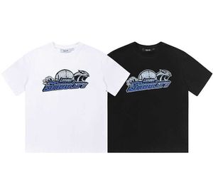 デザイナーファッション衣類 Tシャツ Tシャツ Trapstar パンサープリントコットン Tシャツ下敷きルーズアメリカンハイストリートカジュアルメンズレディース半袖ファッション販売